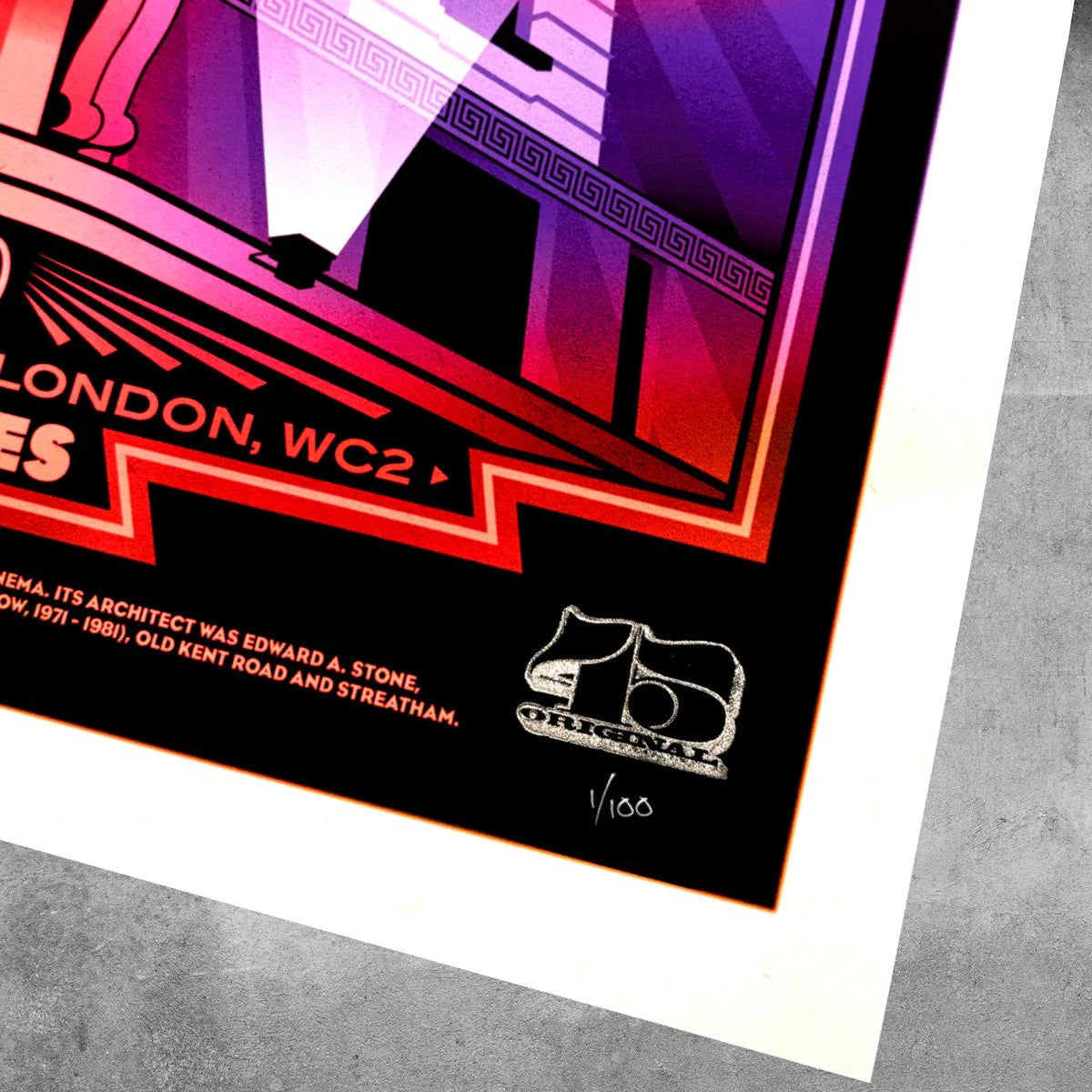London Astoria ‘Spectrum’ Poster Print – Limited Edition Of Only 50