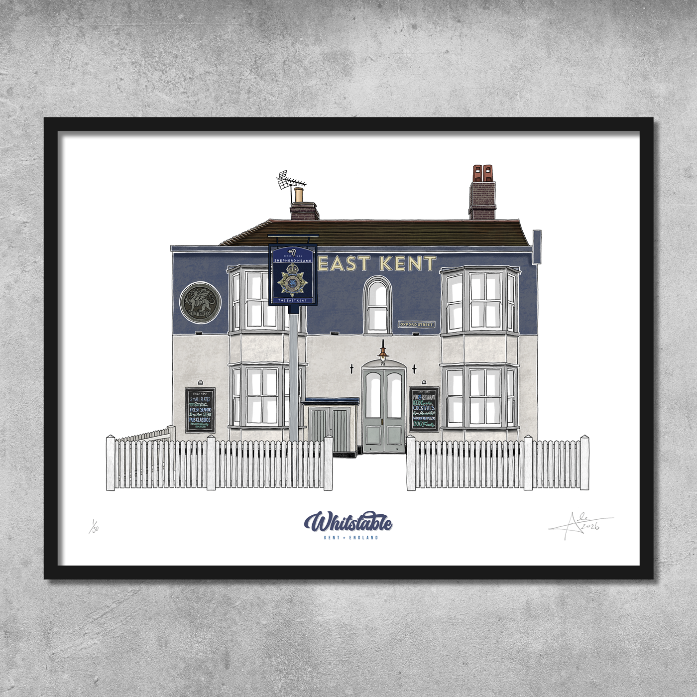 East Kent - Limited Edition of 50 – A3 Colour Prints