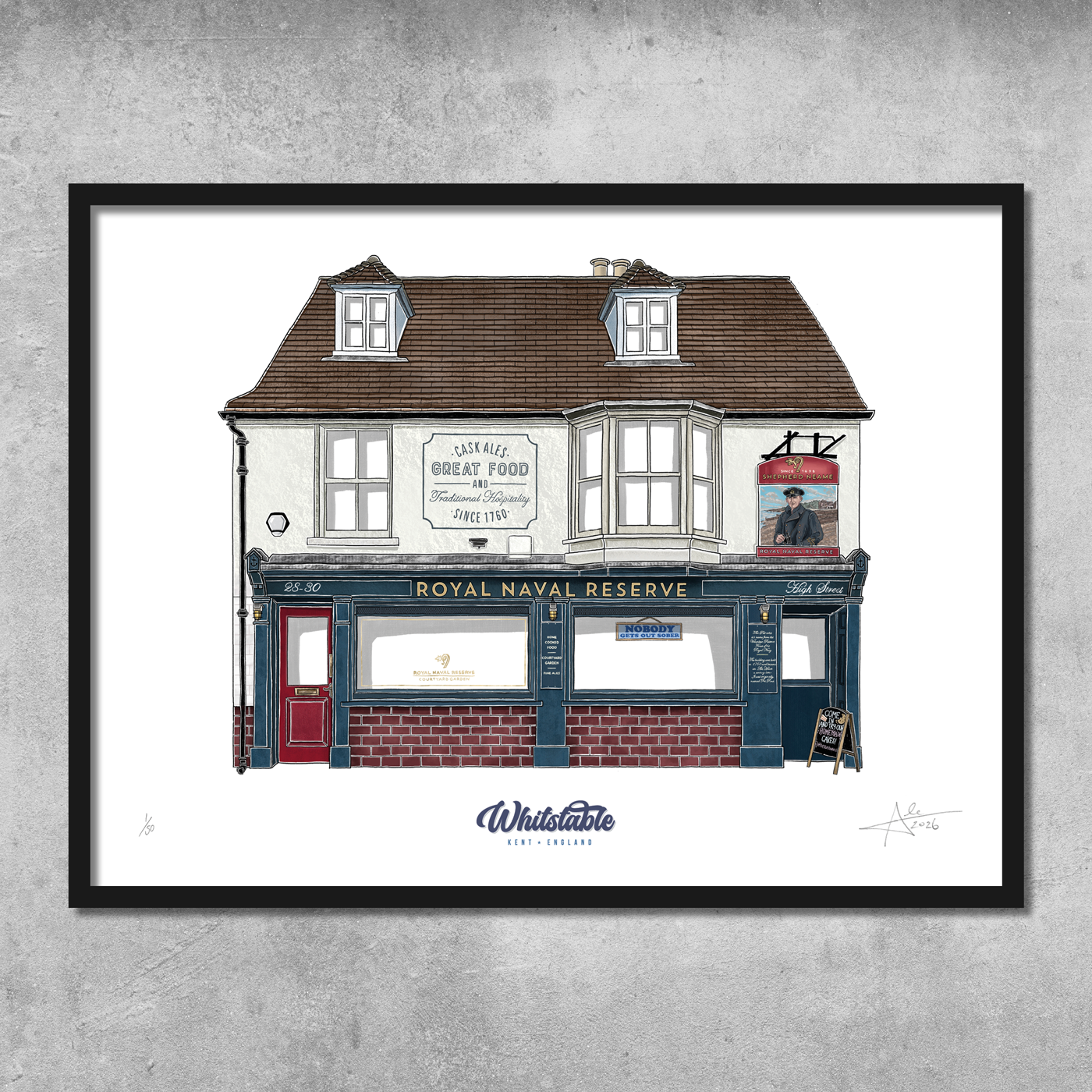Royal Naval Reserve - Limited Edition of 50 - A3 Colour Prints