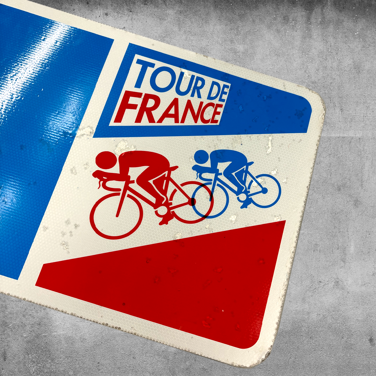 Original Rock'n'Road Sign - Tour De France
