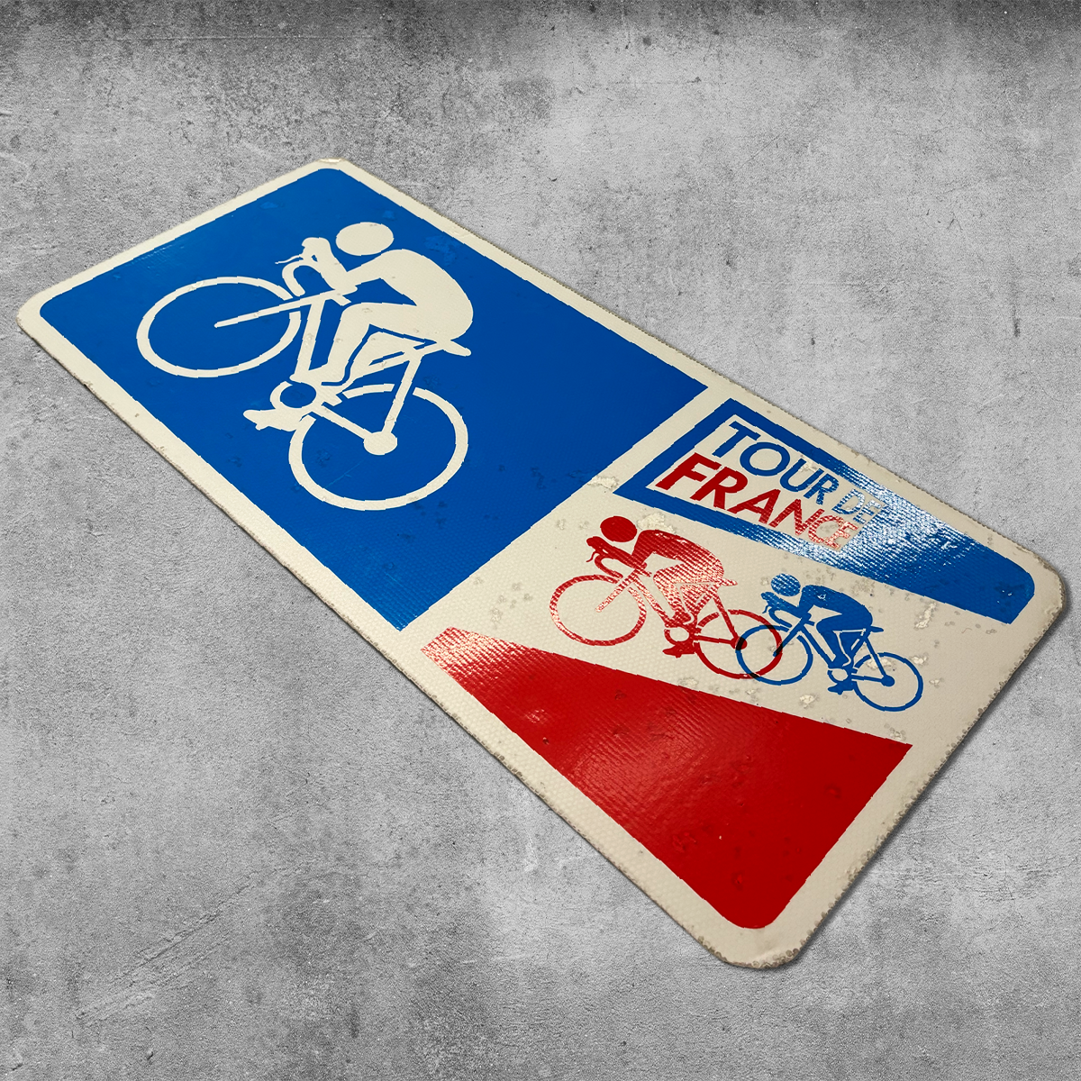 Original Rock'n'Road Sign - Tour De France