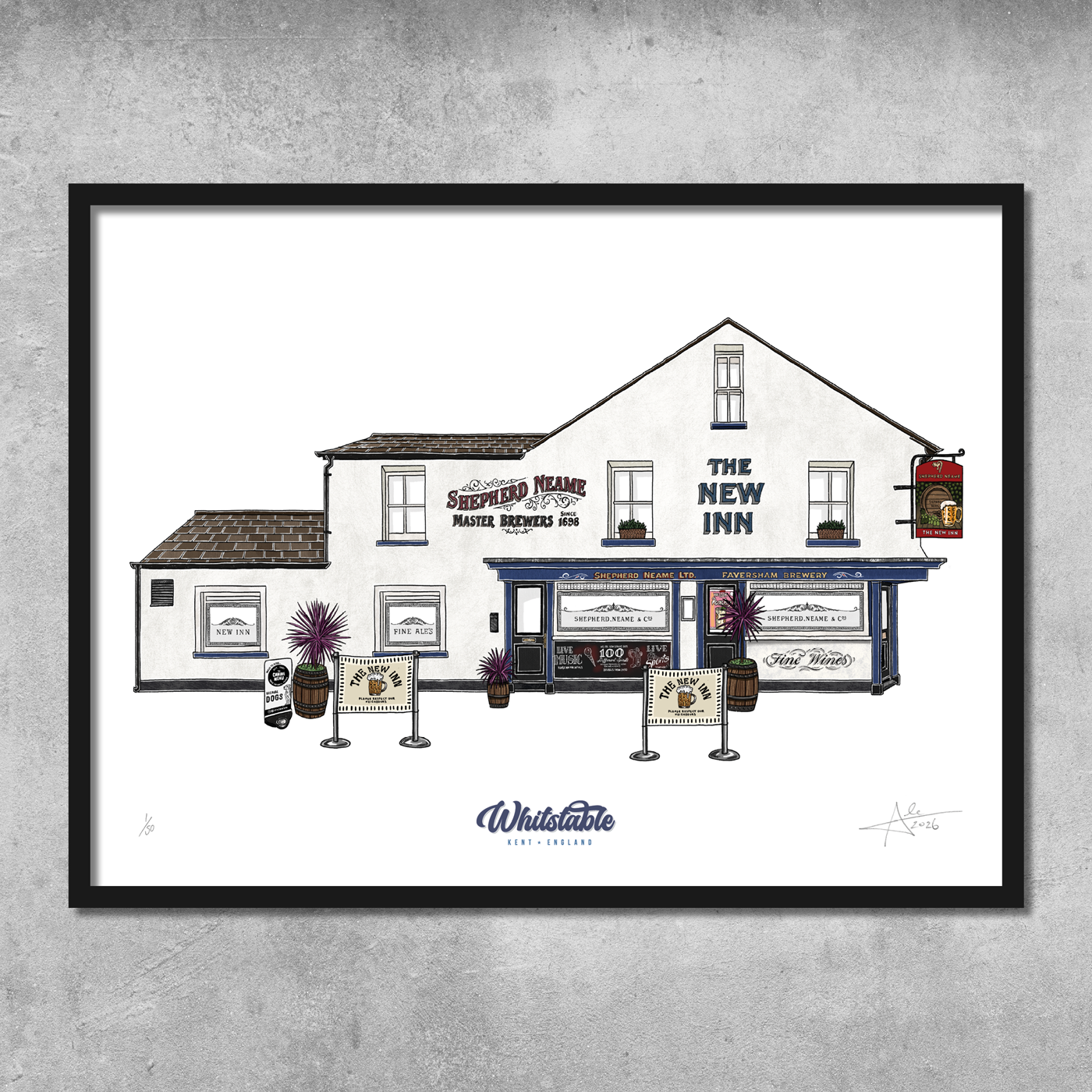 The New Inn - Limited Edition of 50 - A3 Colour Prints