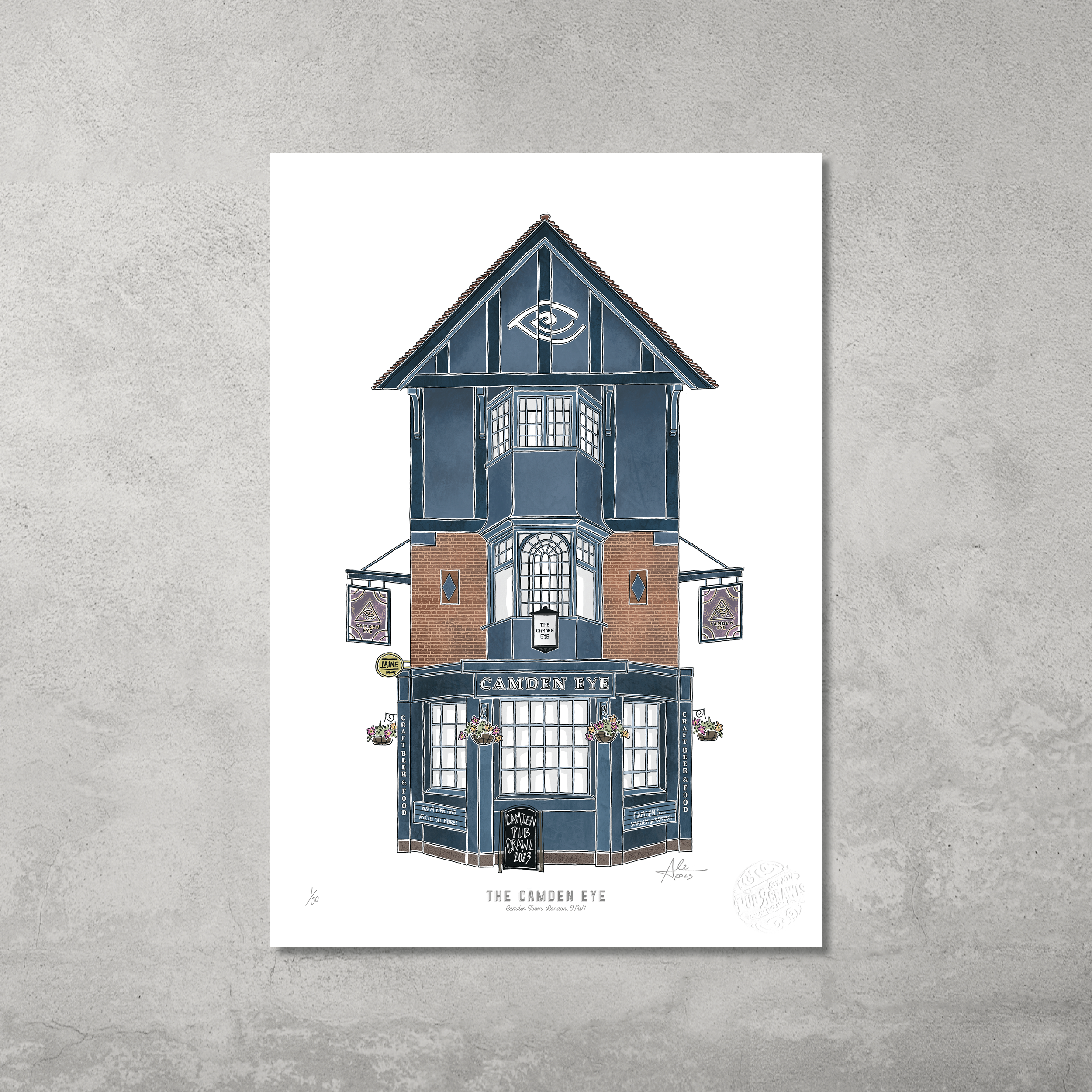 The Camden Eye – Limited Edition of 50 – A3 Colour Prints