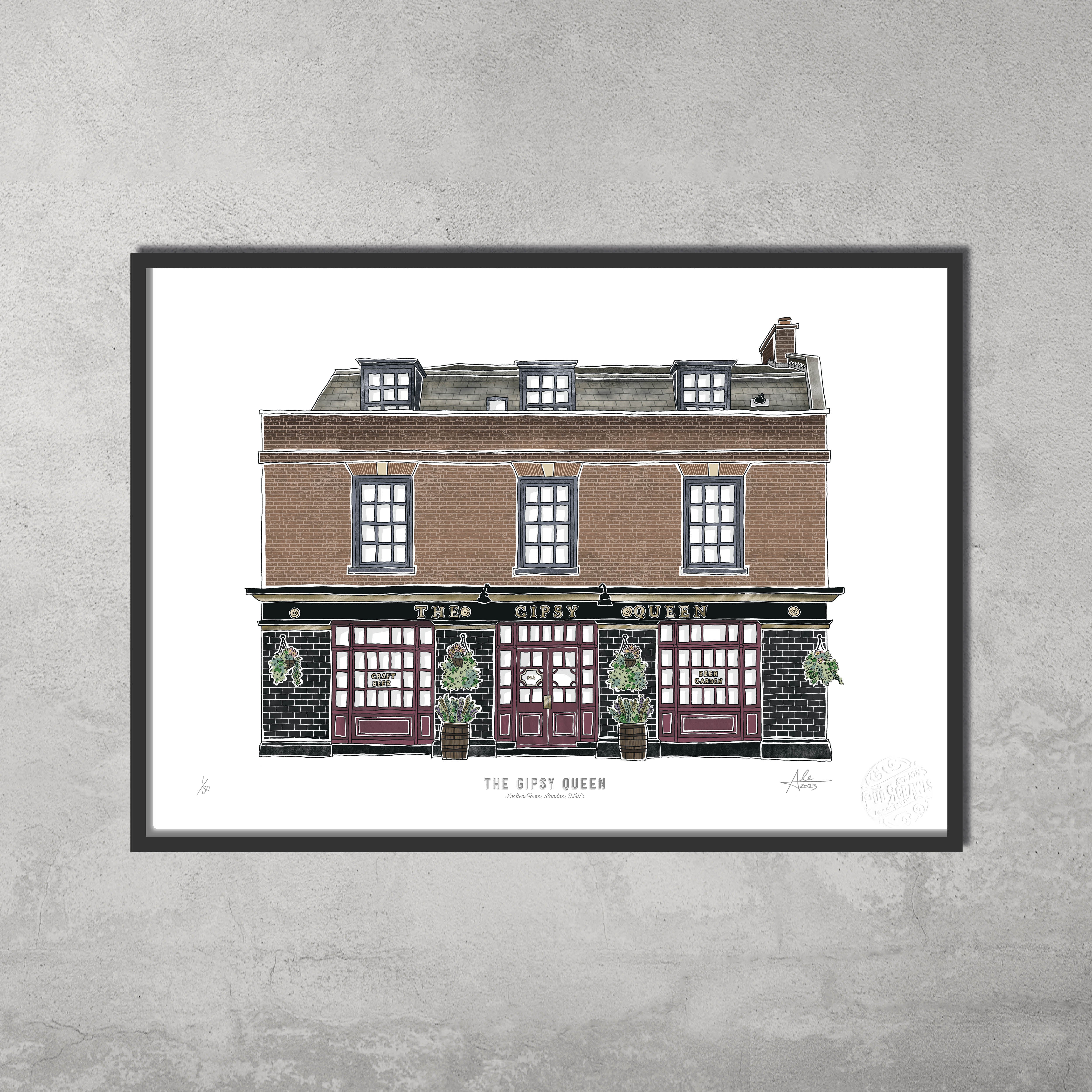 The Gipsy Queen – Limited Edition of 50 – A3 Colour Prints