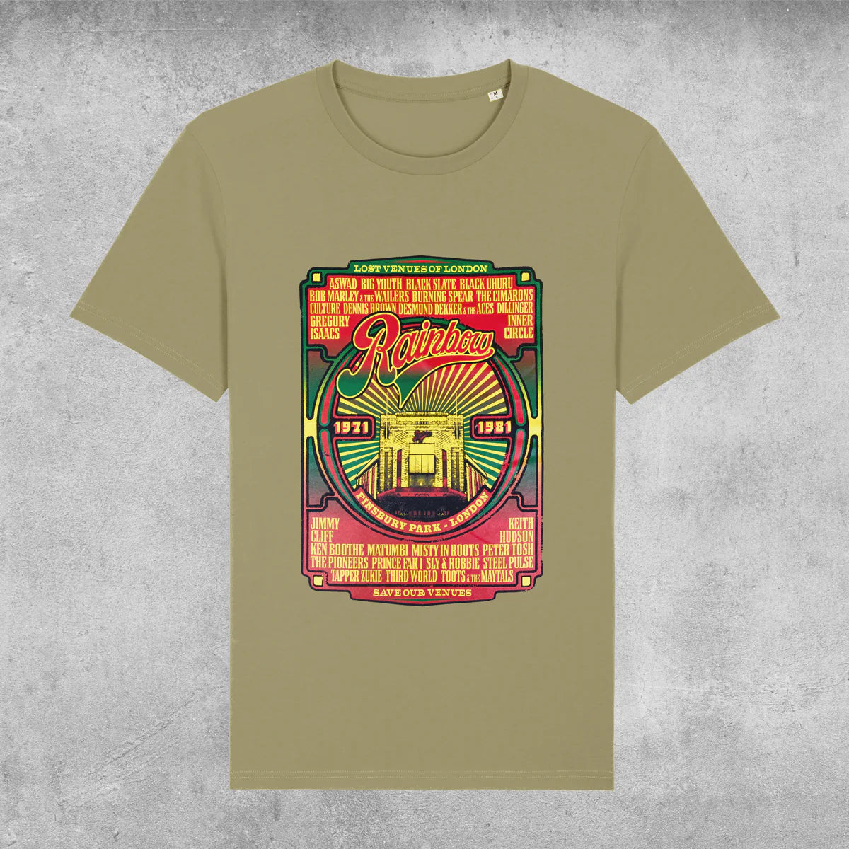 Rainbow Reggae T-Shirt - Limited Edition of Only 100