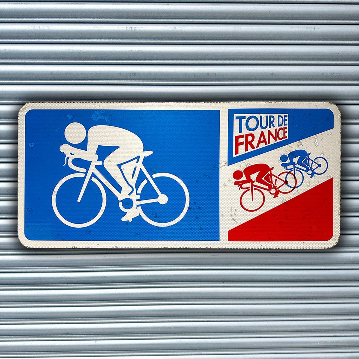 Original Rock'n'Road Sign - Tour De France