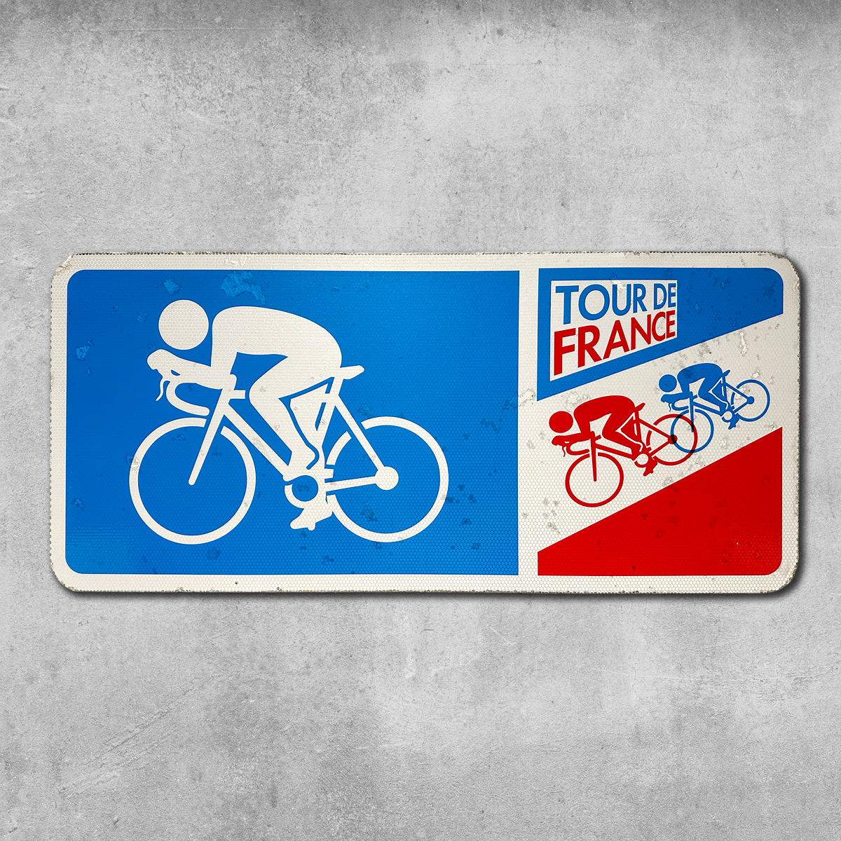 Original Rock'n'Road Sign - Tour De France