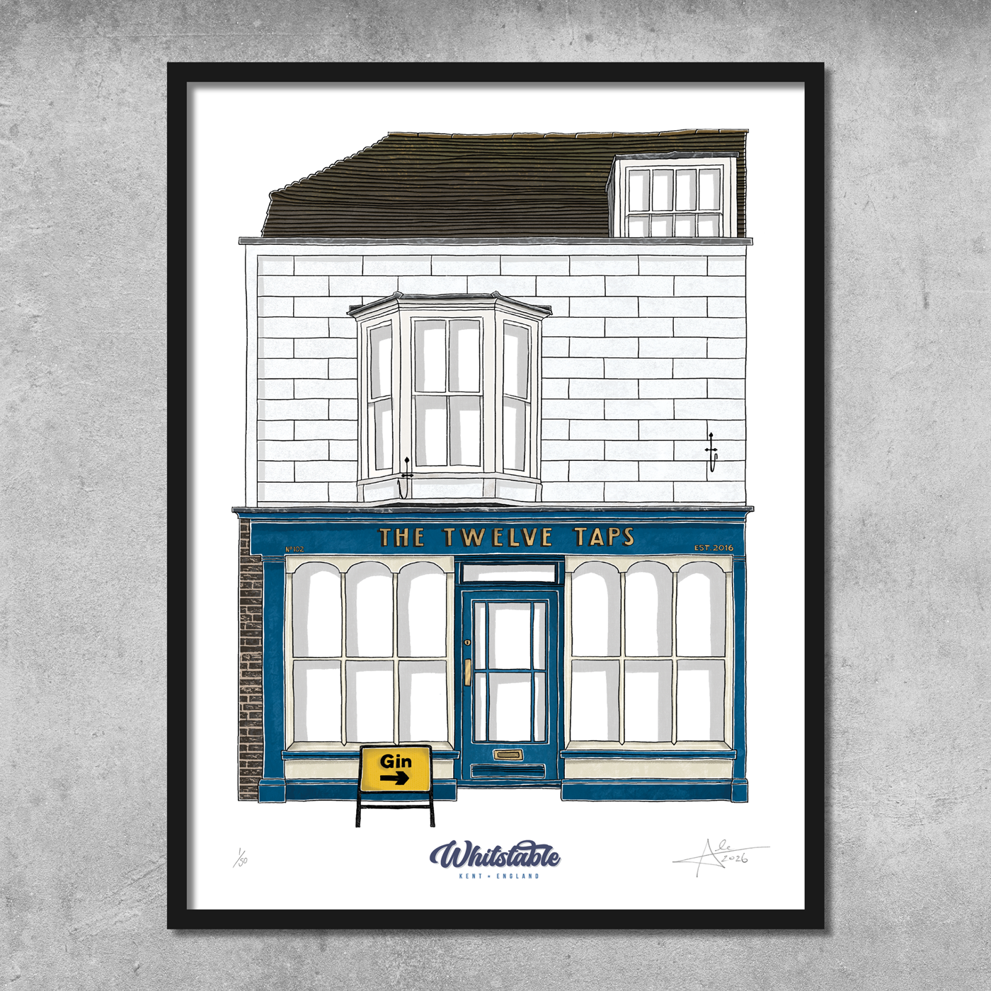 The Twelve Taps - Limited Edition of 50 – A3 Colour Prints